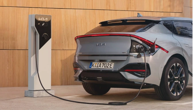 La carga de KIA EV6 4x4